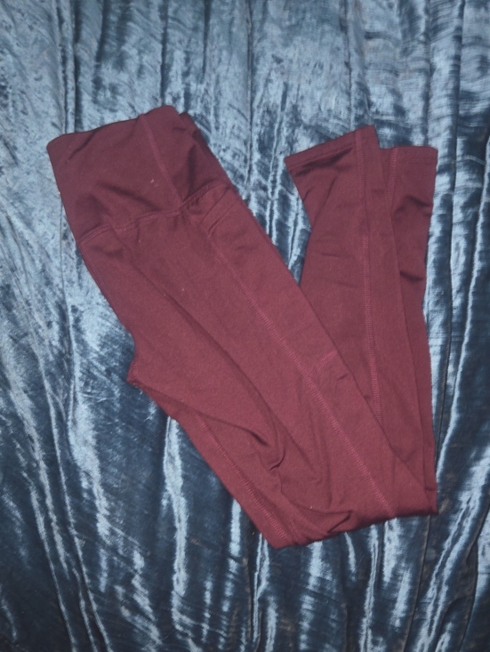 Leg3Nd Pants - High-Rise Wine Leggings with Smooth Seams